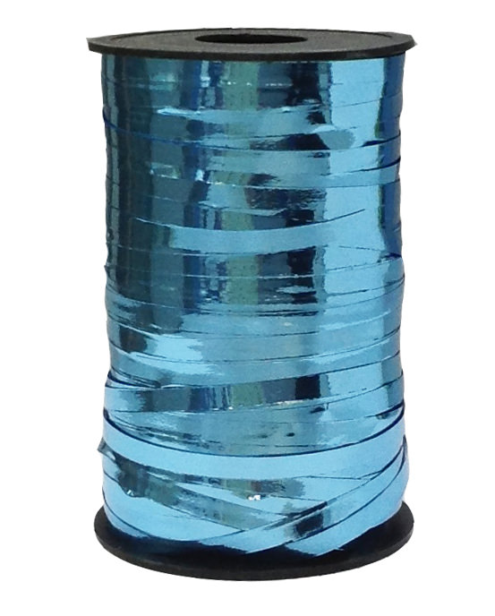 Лента металлизированная (0,5 см x 250 м) Голубой