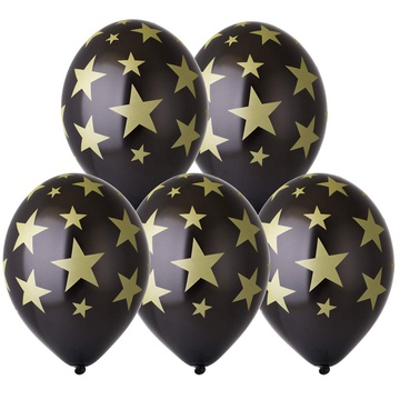 Belbal Шелк метал 14" Звезды золот-090, 25 шт