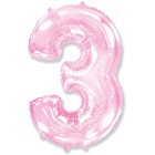 FlexMetal ЦИФРА 3 40" Pink, 1 шт