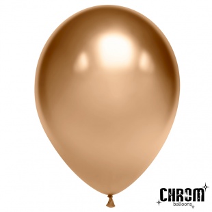 Дон баллон (12''/30 см) Золото, хром, 50 шт.