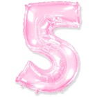 FlexMetal ЦИФРА 5 40" Pink, 1 шт