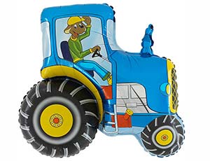 Grabo (29" -74см) Трактор синий, 1 шт