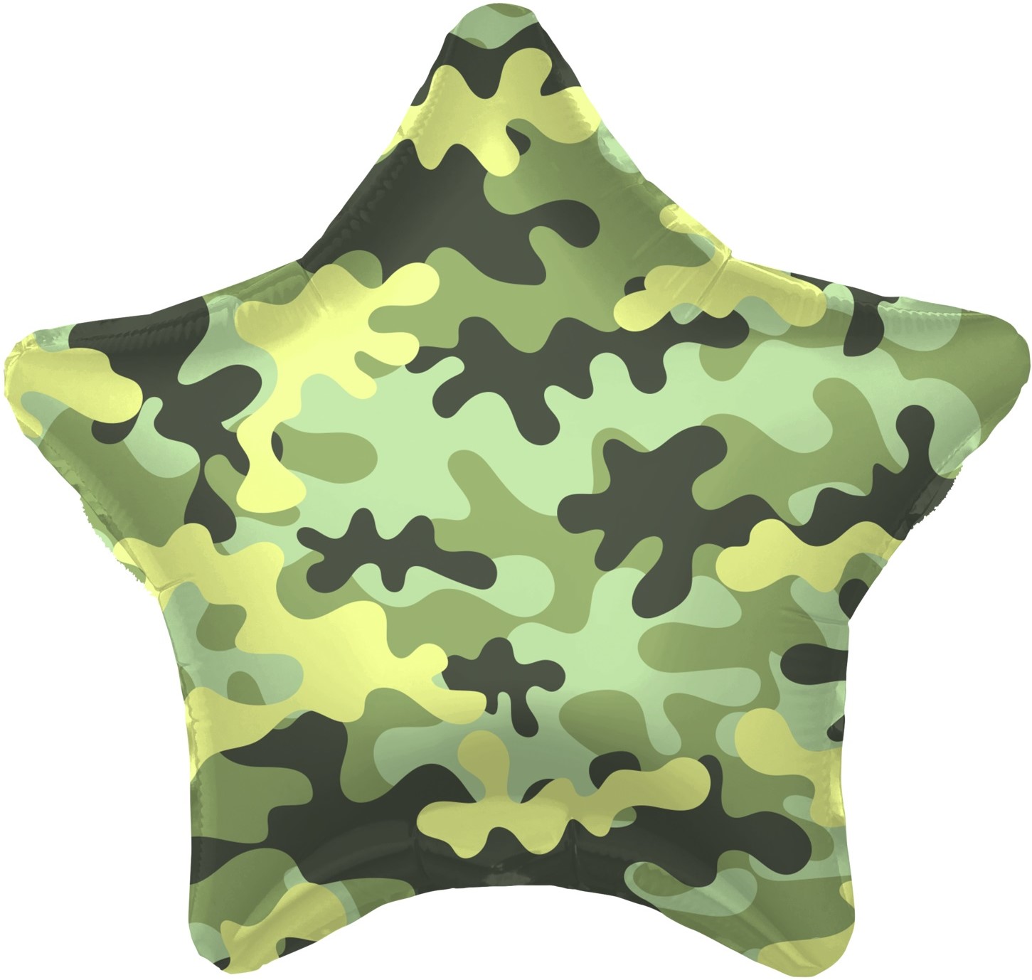 Agura Шар (19''/48 см) Звезда, Камуфляж, Военный, 1 шт.