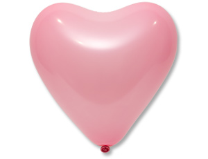 Everts 12" Сердце/143 Стандарт Pink, 50 шт