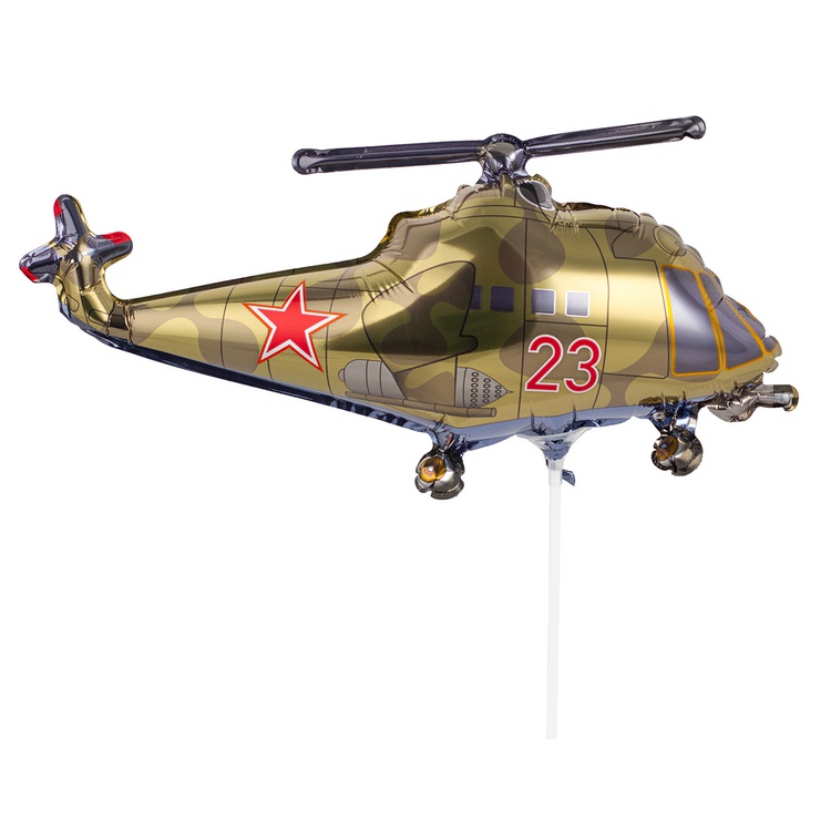 FlexMetal (14" -36см) м/ф Вертолет, 5 шт/уп
