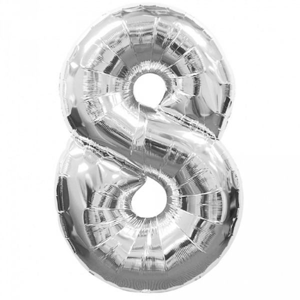 FlexMetal ЦИФРА 8 Silver, 1 шт