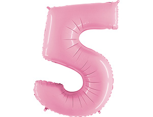 Grabo ЦИФРА 5 40" Пастель Pink, 1 шт