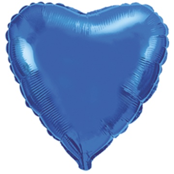 FlexMetal (18" -46см) СЕРДЦЕ Металлик Blue