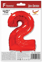 FlexMetal Цифра 2 Red, 1 шт